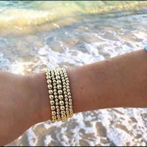 Gold Beaded Bracelets